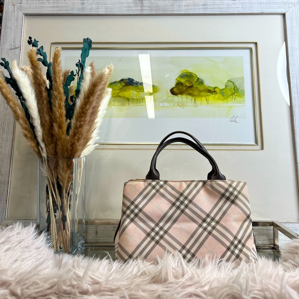 Burberry Blue Label Bag in Pink Nova Check